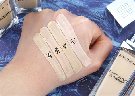 givenchy teint couture foundation shades|Givenchy teint couture everwear foundation.